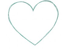 Stickdatei - Doodle Rahmen Herz